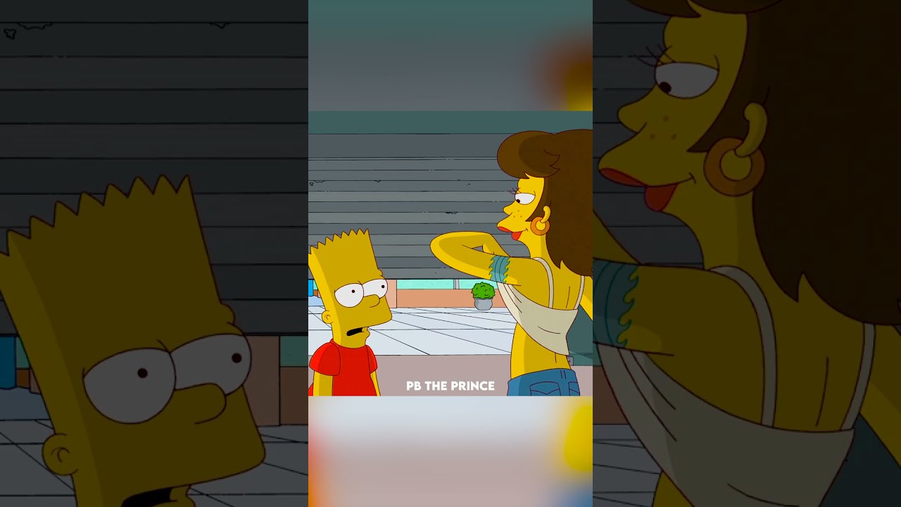 Bart Sees His First Boobies🥶 // #simpsons #shorts