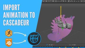 Import animation to Cascadeur (from Blender and from Mixamo)