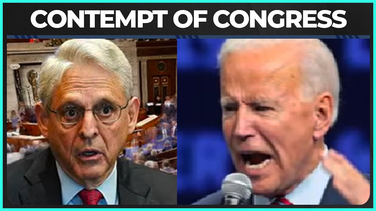 BREAKING: Merrick Garland Held In CONTEMPT of Congress