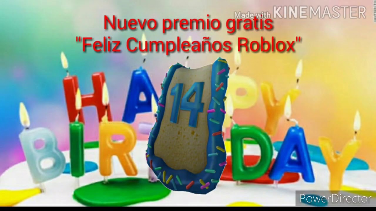 Nuevo Premio Gratis Feliz Cumpleanos Roblox Youtube - feliz cumpleaños con roblox