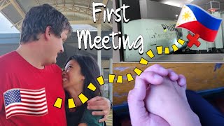 First Time Meeting😍 || Filipina and American Couple