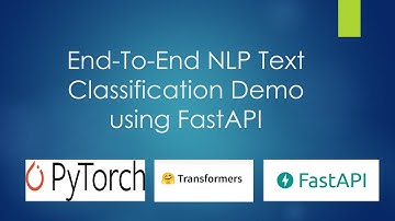 NLP Text Classification Demo using FastAPI