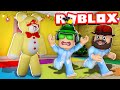 WE ARE BABIES and TEDDY KILLER BEAR ATTACKS US in ROBLOX