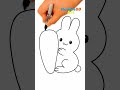 How to draw a cute rabbit easy  drawing for beginners art drawing rabbit