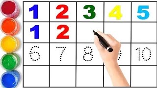 1to100 Counting, One two three numbers, Learn to count numbers for kids, Preschool learning video
