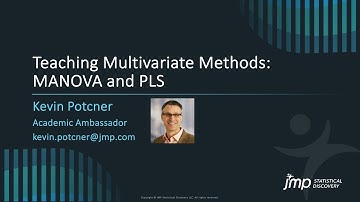 JMP Academic - Teaching Multivariate Methods: MANOVA and PLS