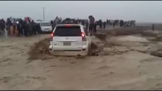 Car with human washes & buried by flood in Arunachal Pradesh