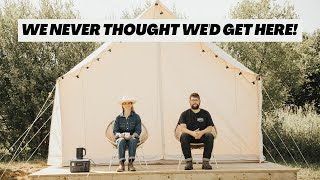 14 months later...Transforming our abandoned land into our dream offgrid homestead