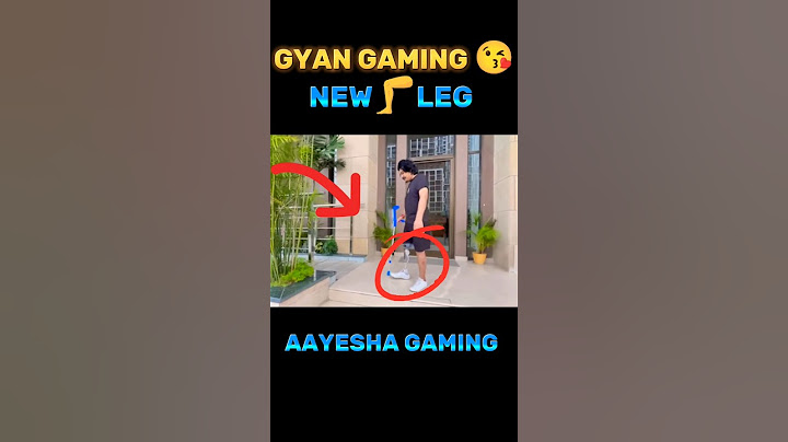 Gyan gaming new leg 🦵 gyan gaming sir #leg #gyangaming #gyansujan