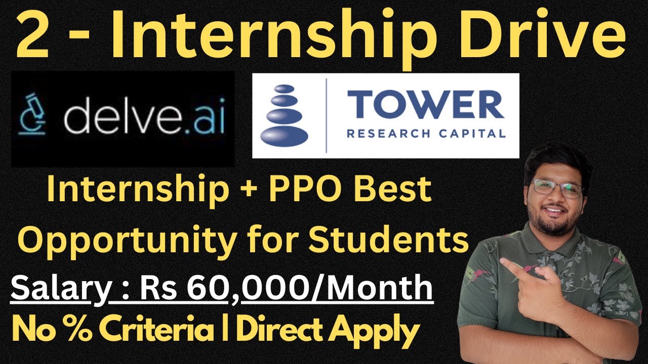 2 - Internship Opportunities For Freshers | Delve AI & Town Research ...