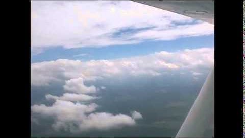 IFR Flying through the clouds in a Cessna C172 + live ATC
