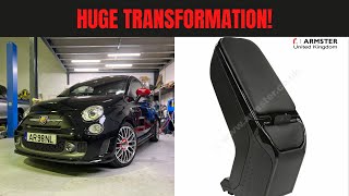 ARMSTER aftermarket armrest INSTALL  Fiat/Abarth 500