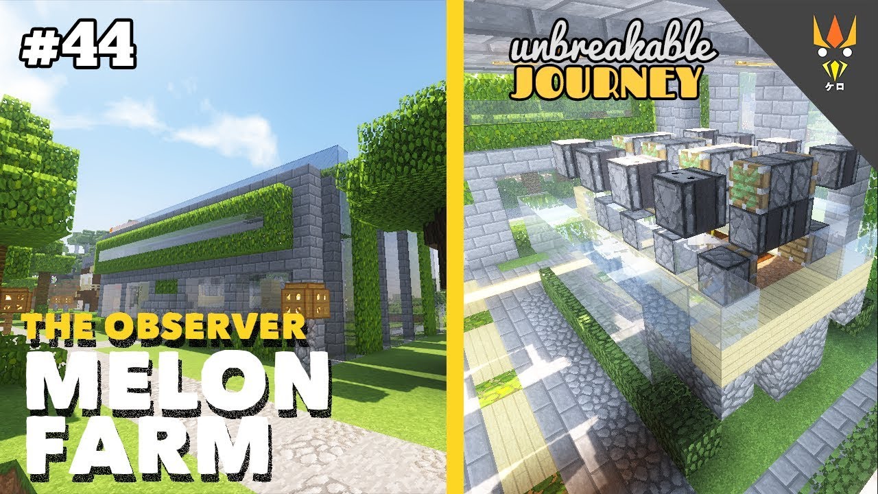 MELON FARM DARI MASA DEPAN Minecraft Indonesia 44 YouTube