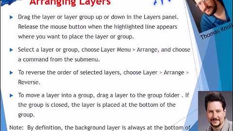 Re-Arranging layers in photoshop cs6
