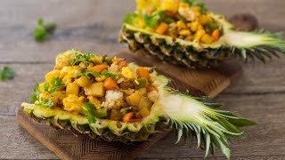 How to Make Pineapple Fried Rice - SUPER EASY & DELICIOUS