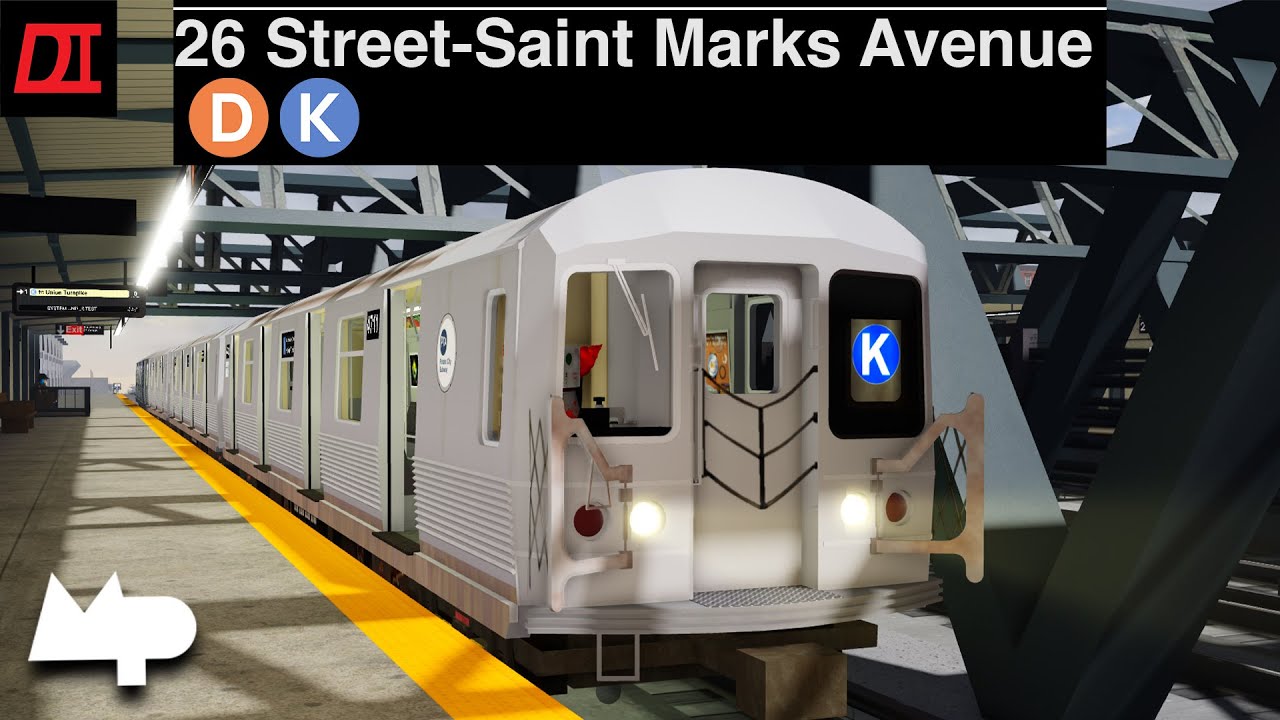 Roblox PTA | Railfanning at 26 Street-Saint Marks Avenue
