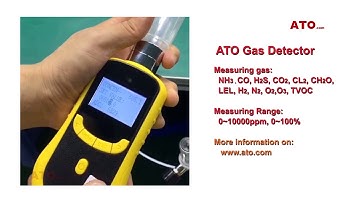 Gas detector calibration/H2, O2, CO, N2, NH3, H2S, CH2O
