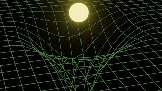 重力の視覚化　疑似的　　gravity visualized