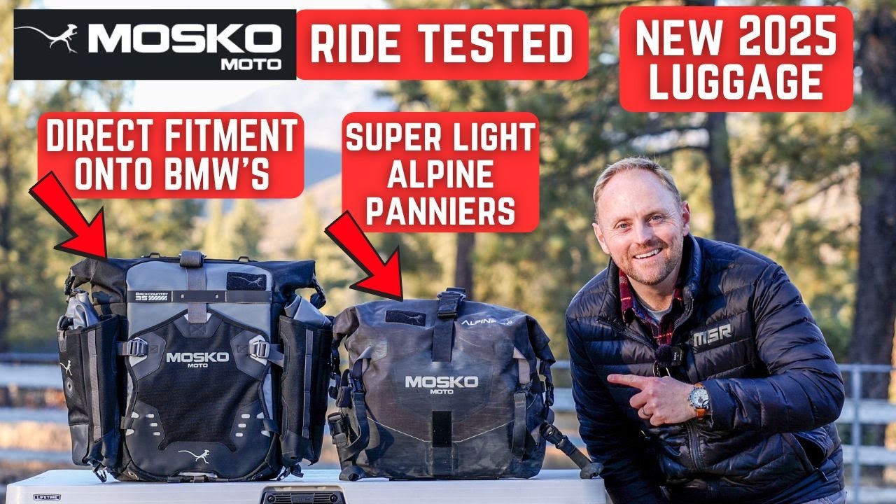 Mosko Moto Euromount Backcountry (BMW GS) and Alpine Panniers