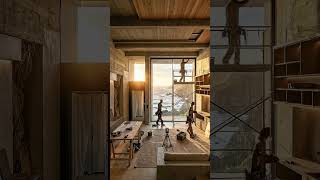 Hidden Cliff Elevator House — Zero to Luxury Timelapse