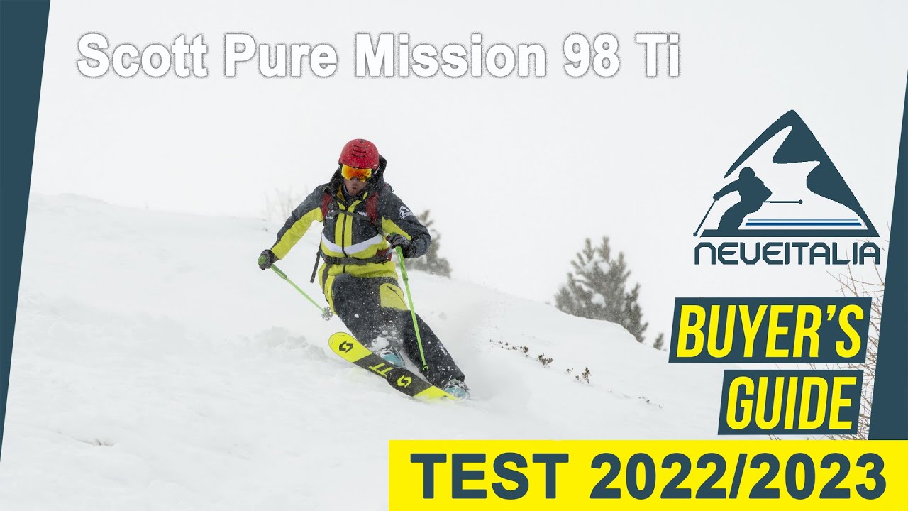 Scott Pure Mission 98 Ti NeveItalia SkiTest 2022/2023 YouTube