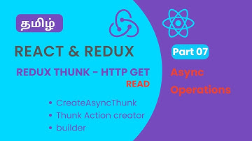 HTTP GET using Redux Thunk Tamil  | CRUD - READ operation | Redux Thunk in Redux Toolkit Tamil