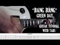 Bang bang  green day  guitar cover with tabs