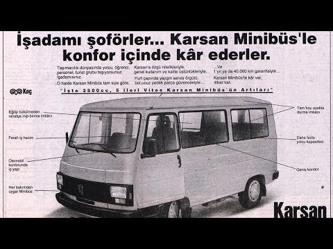 Karsan Peugeot J9 Reklamı 1992 Aykut Oray