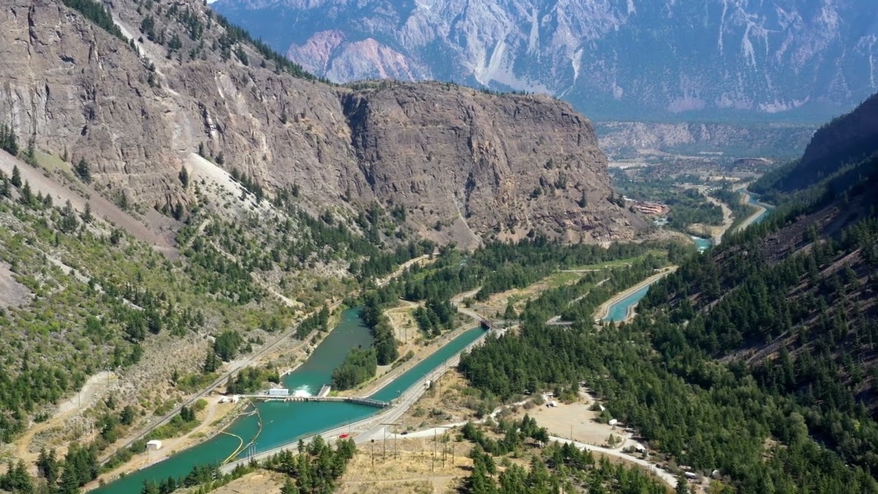 Aerial View for Seton Lake from Lookout Trailhead Aug 25,2022
