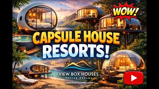 Inside a Capsule House Resort