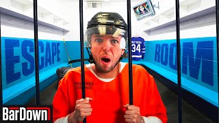 WE HAD TO COMPLETE THIS ESCAPE ROOM TO PLAY HOCKEY