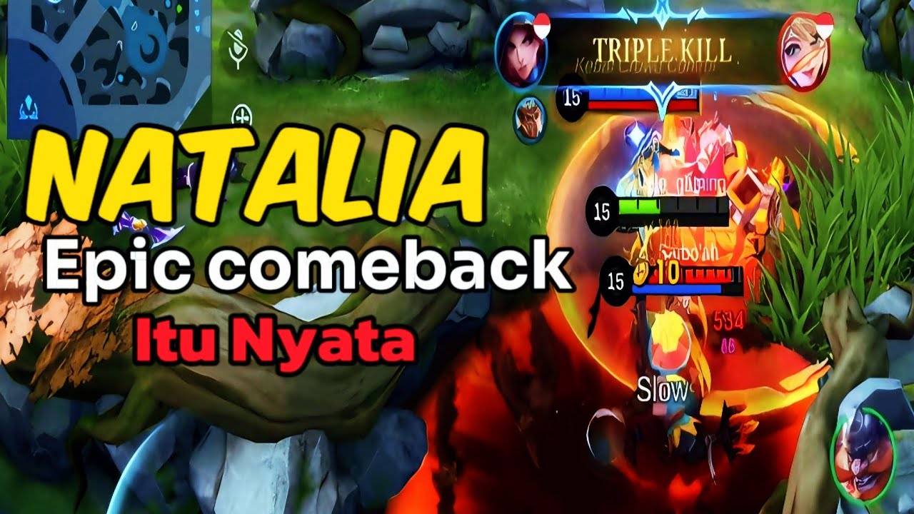 NATALIA EPIC COMEBACK ITU NYATA TOP 1 GLOBAL NATALIA MLBB YouTube