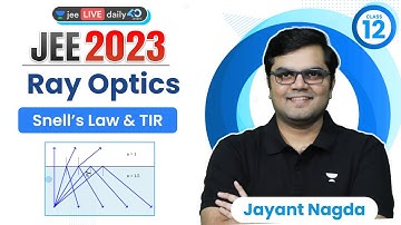 Ray Optics L5 | Snell’s Law & TIR | #jee2024 #jee2025 #jeephysics #jayant_nagda