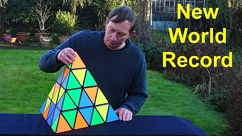 *World Record* Tony Fisher's Giant Master Pyraminx Puzzle