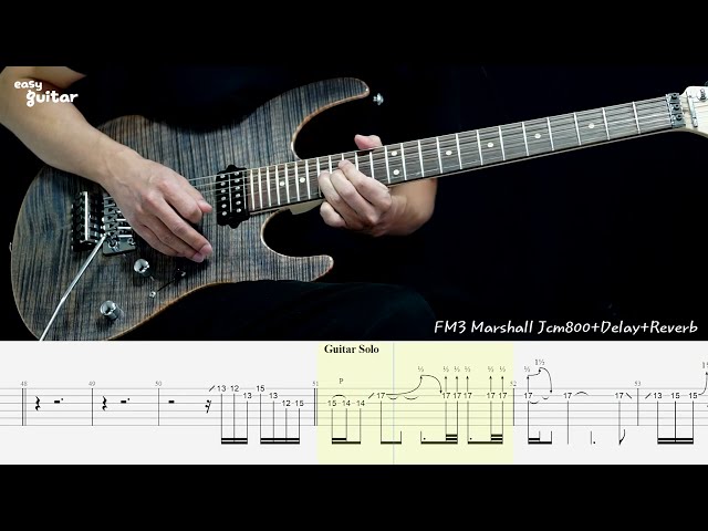 Avenged Sevenfold - Seize The Day Guitar Solo Lesson With Tab(Slow Tempo) class=