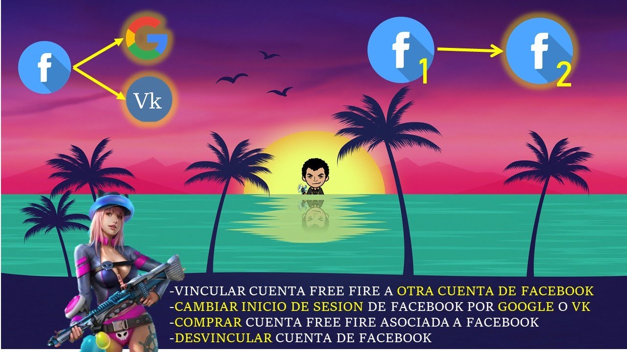 Como Desvincular Free Fire de Facebook y Vincular a otra Cuenta
