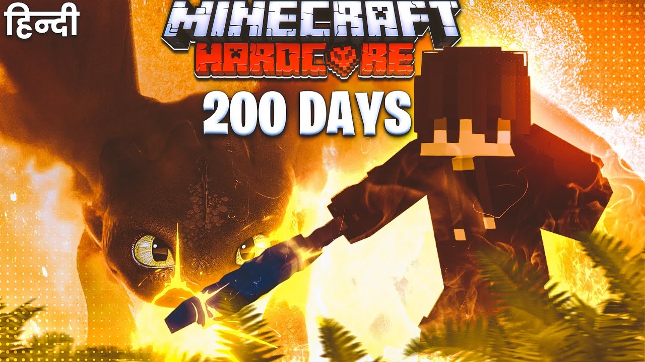 I Survive 200 Days in DRAGON vs VIKINGS (THE Night Fury EVOLUTION हिंदी)