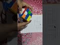 cube solve trick in only 1 minute #video#shorts#playwithfun