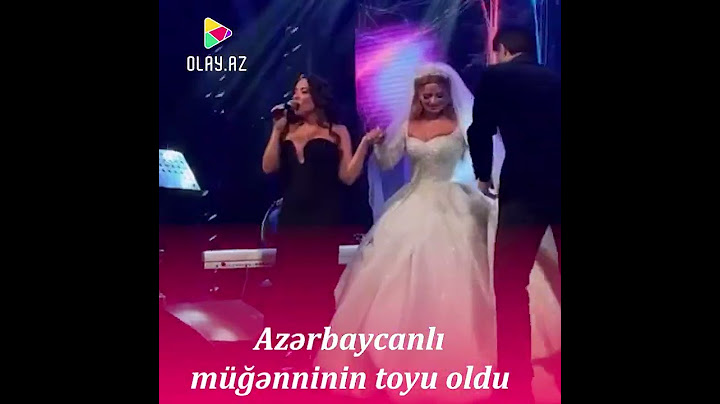 Azərbaycanlı müğənninin toyu oldu