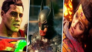 All Justice League Members Deaths Scenes- SUICIDE SQUAD: KILL THE JUSTICE LEAGUE Gameplay