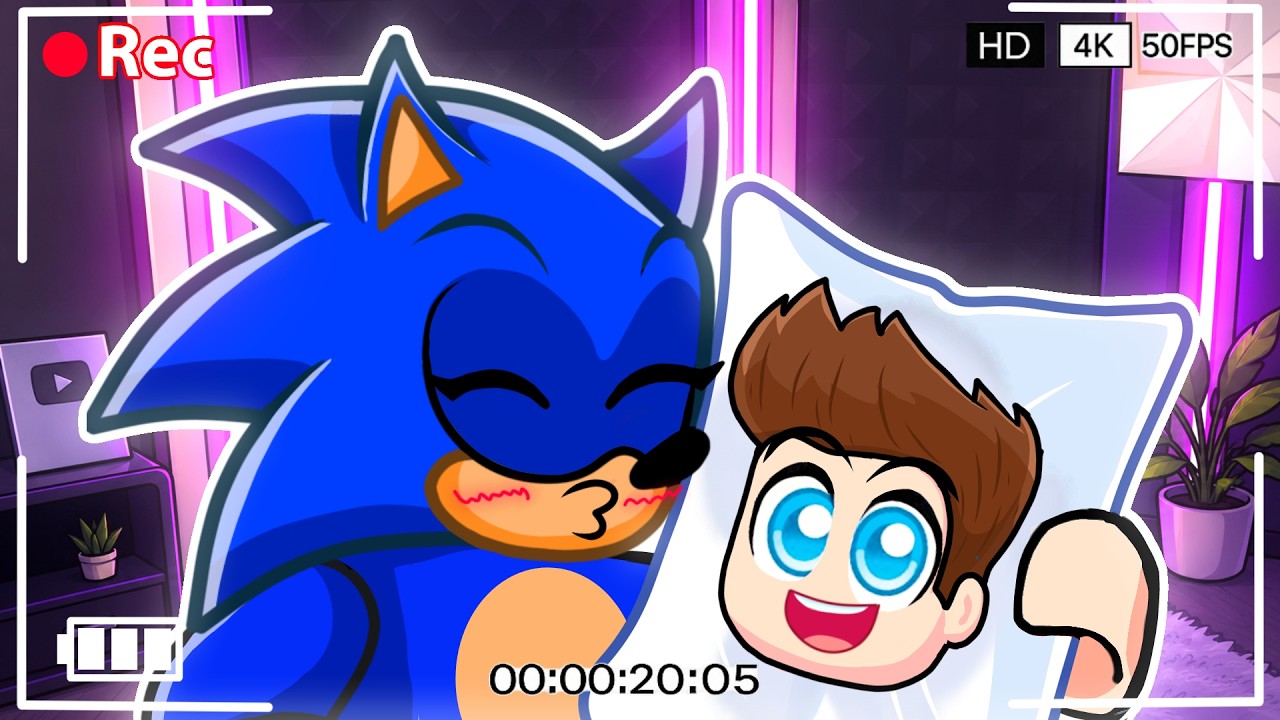 SONIC FORGOT TO STOP RECORDING IN ROBLOX !!