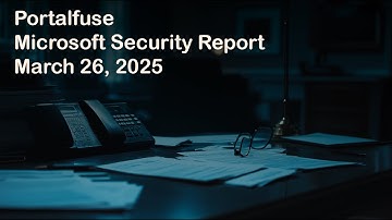 🎙️ PortalFuse Weekly Security Podcast – March 19–25, 2025 🔐