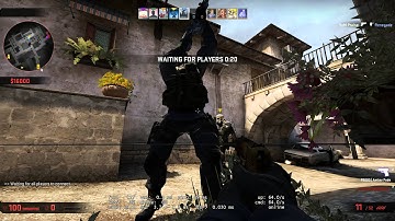 Weird CSGO warm-up spawn