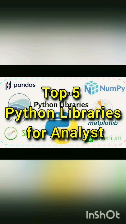 Top 5 Python Libraries for Data Analyst, #dataanalytics #python #pandas ...