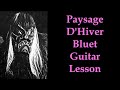 Paysage D&#39;Hiver - Bluet Guitar Lesson