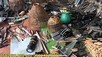 TỔNG HỢP TẤT CẢ CÁC ĐỒ NÔNG NGHIỆP NƠM ÚP CÁ BÌNH GIỮ NHIỆT TO NHẤT 3.2L cuốc xẻng cuốc tròn nhíp xe