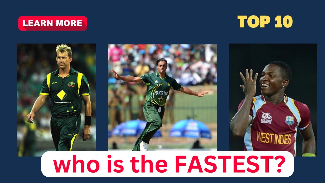 10 FASTEST CRICKET BOWLERS OF ALL TIME! YouTube