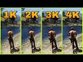 GTA 5 RESOLUTION COMPARISON 1k vs 2k vs 3k vs 4k