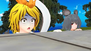 [Touhou MMD] Nazrin and Shou encounter an unspeakable evil