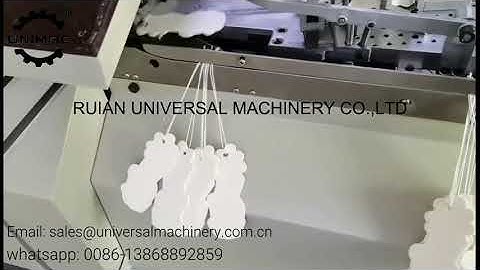 Full automatic paper car air freshener card threader machine TL-LY8-U2